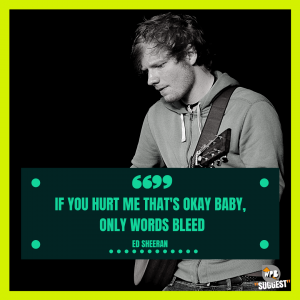Ed Sheeran Love Quotes