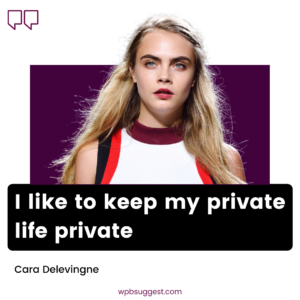 Cara Delevingne Quotes For Instagram