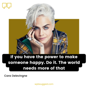 Cara Delevingne Quotes & Sayings Image