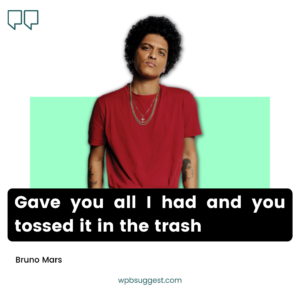 Bruno Mars Captions Image