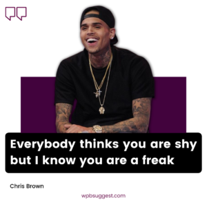 Chris Brown Happy Quotes Image