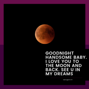 Goodnight Handsome Quotes